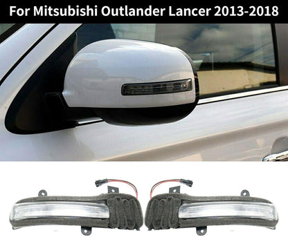 ya 4 8.14 Car side door mirror turn signal light for Mitsubishi Outlander Lancer 2013-2019
