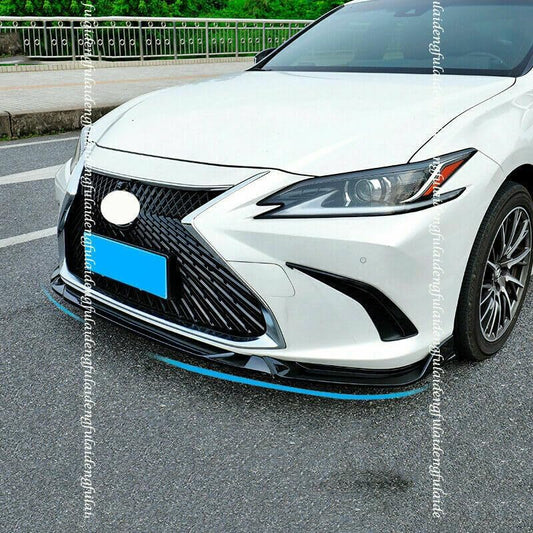 ya 2 8.24 baidi Piano Black Front Bumper Spoiler Lip Applicable for Lexus ES350/300H/250 2019-2022