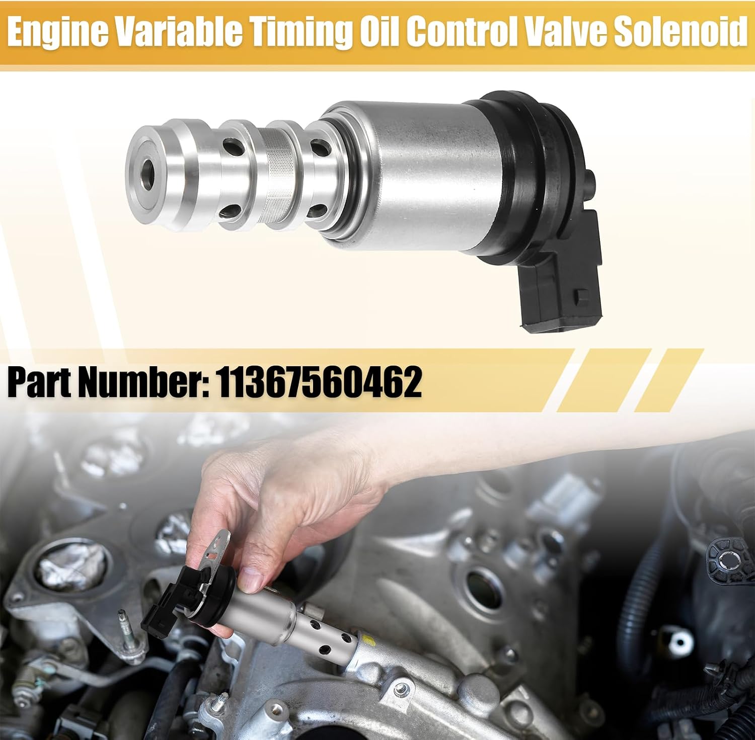 ya 4 8.14 11367560462 Variable Valve Timing VVT Solenoid for BMW X5 4.4L 4.8L 2004-2010