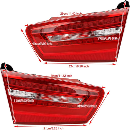 ya 10 9.16 zhengce 2x Left+Right Inner Trunk LED Tail Light Lamp for AUDI A6 C7 2012-2015 P1