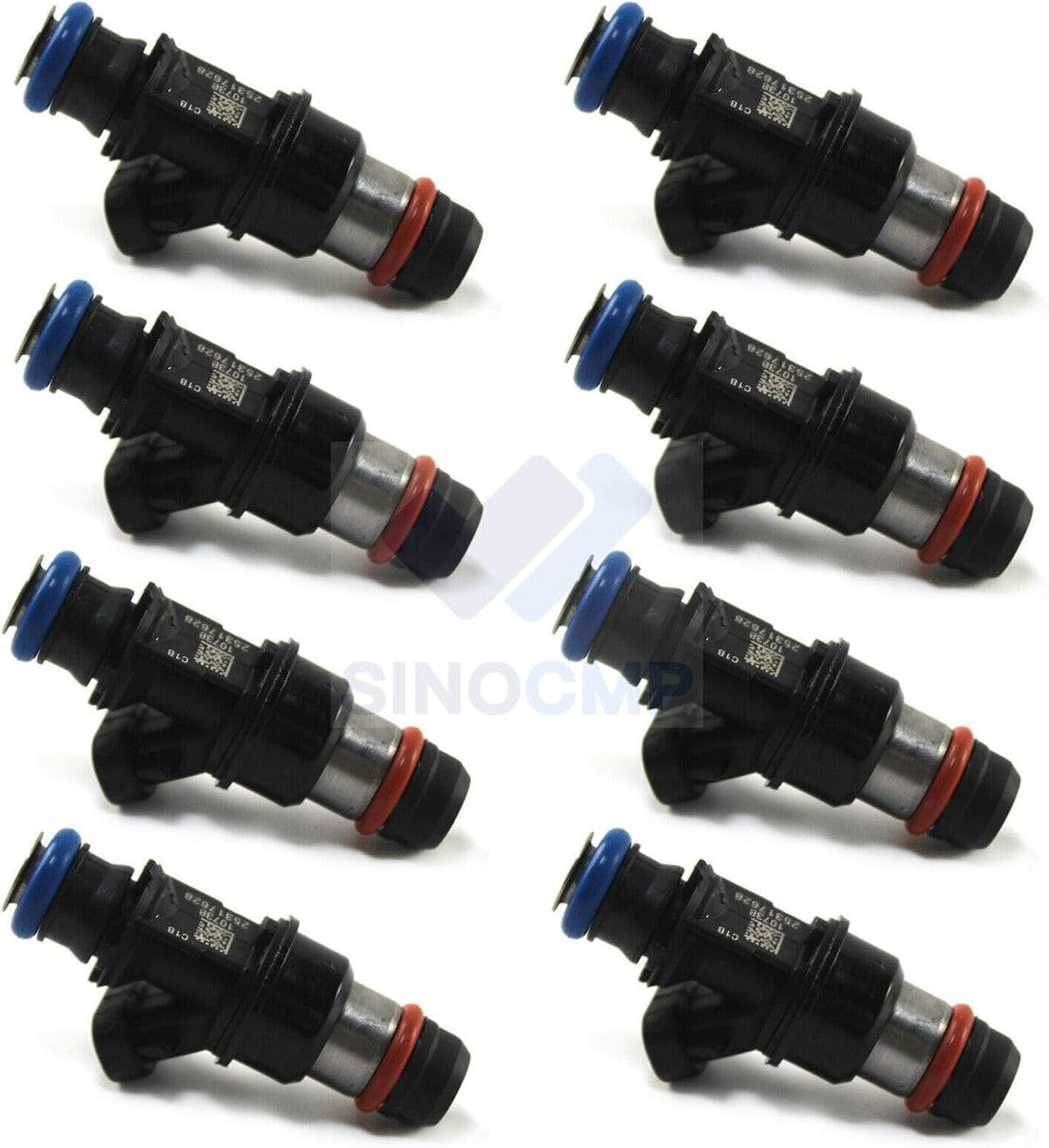 ya 10 9.16 baidi 8PC Fuel Injectors 17113698 1711553 for Delphi for Chevy Savana 1500 FJ315