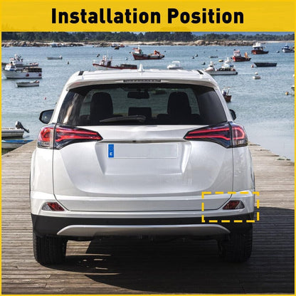 ya 2 8.24 baidi Suitable for 2016 and 2017 for Toyota RAV4 rear bumper reflector stop light LH right grip 2 sides