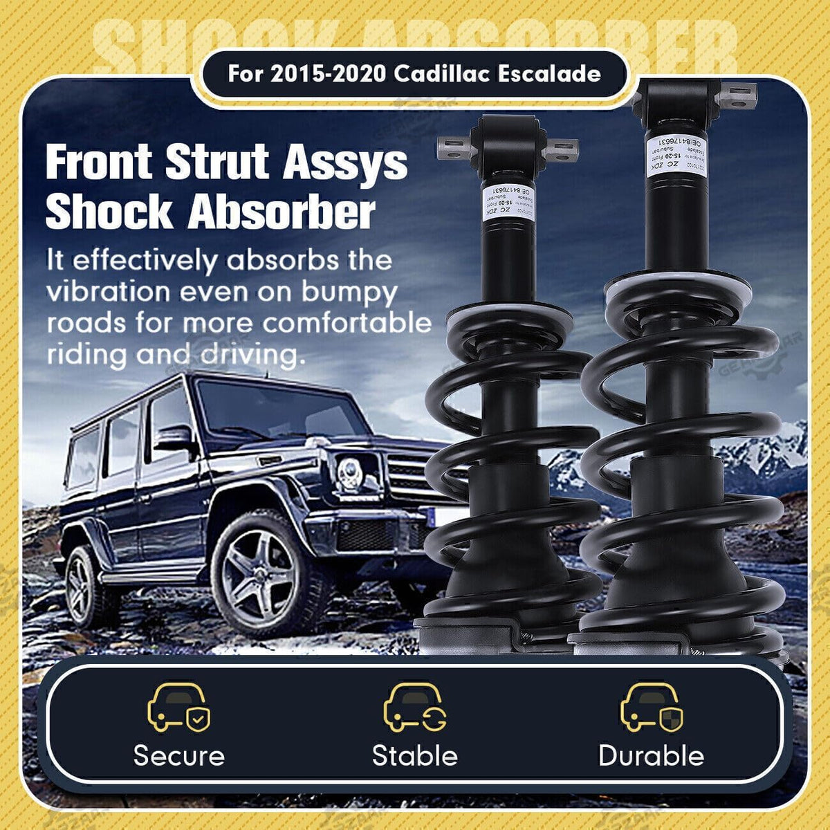 ya 10 9.16 baidi Pair Front Shock Struts Assys Fit for Escalade Tahoe for Yukon Denali MagneRide SY