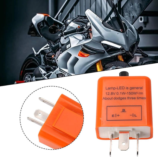 ya 2 8.15 New Flasher Relay Auto Parts 12.8V Dustproof Orange 0.02A To 20A