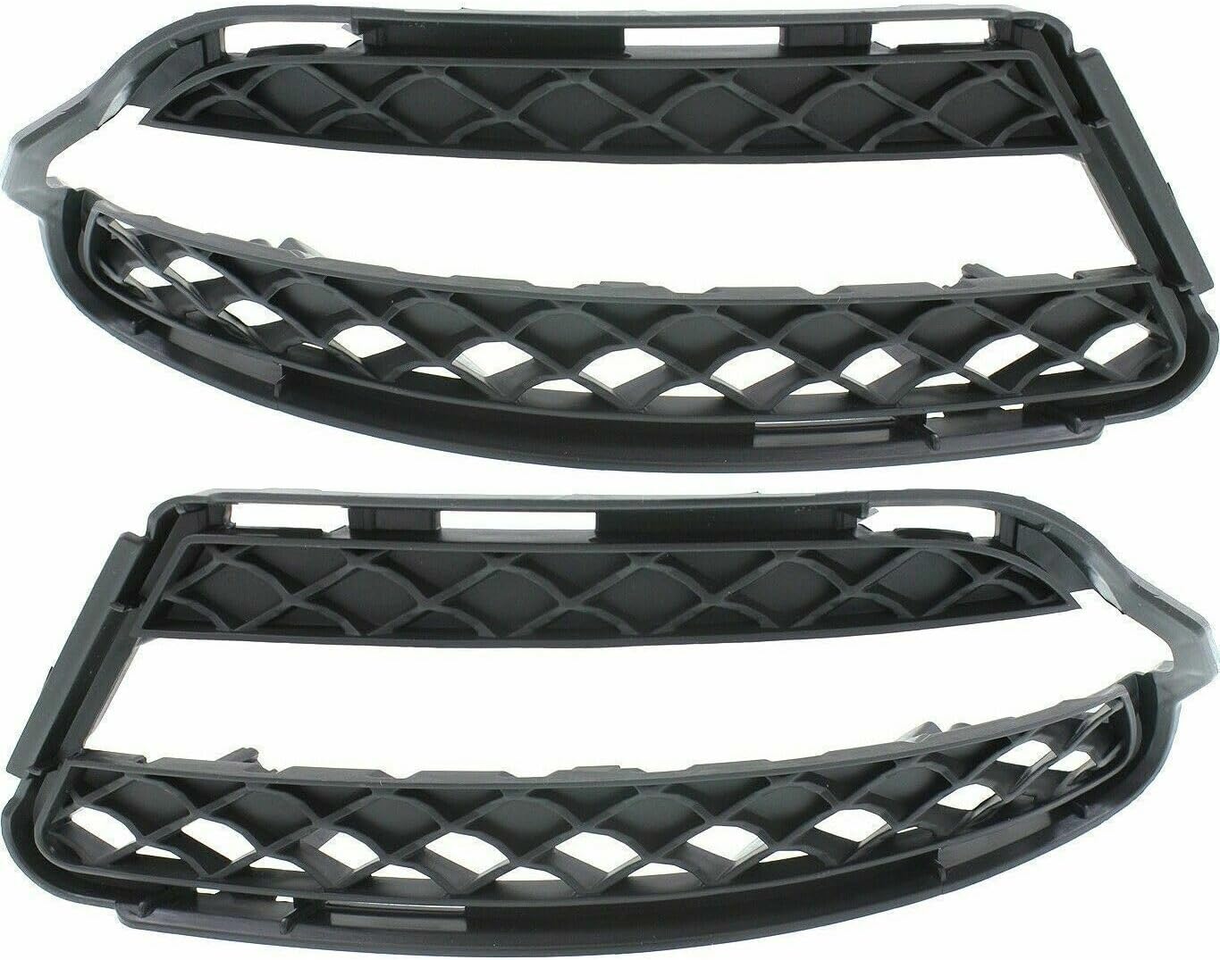 ya 4 8.14 Front bumper left fog light mesh grille fits Mercedes W221 S350 S550