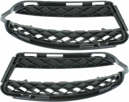 ya 4 8.24 baidi Front bumper left fog light mesh grille fits Mercedes W221 S350 S550