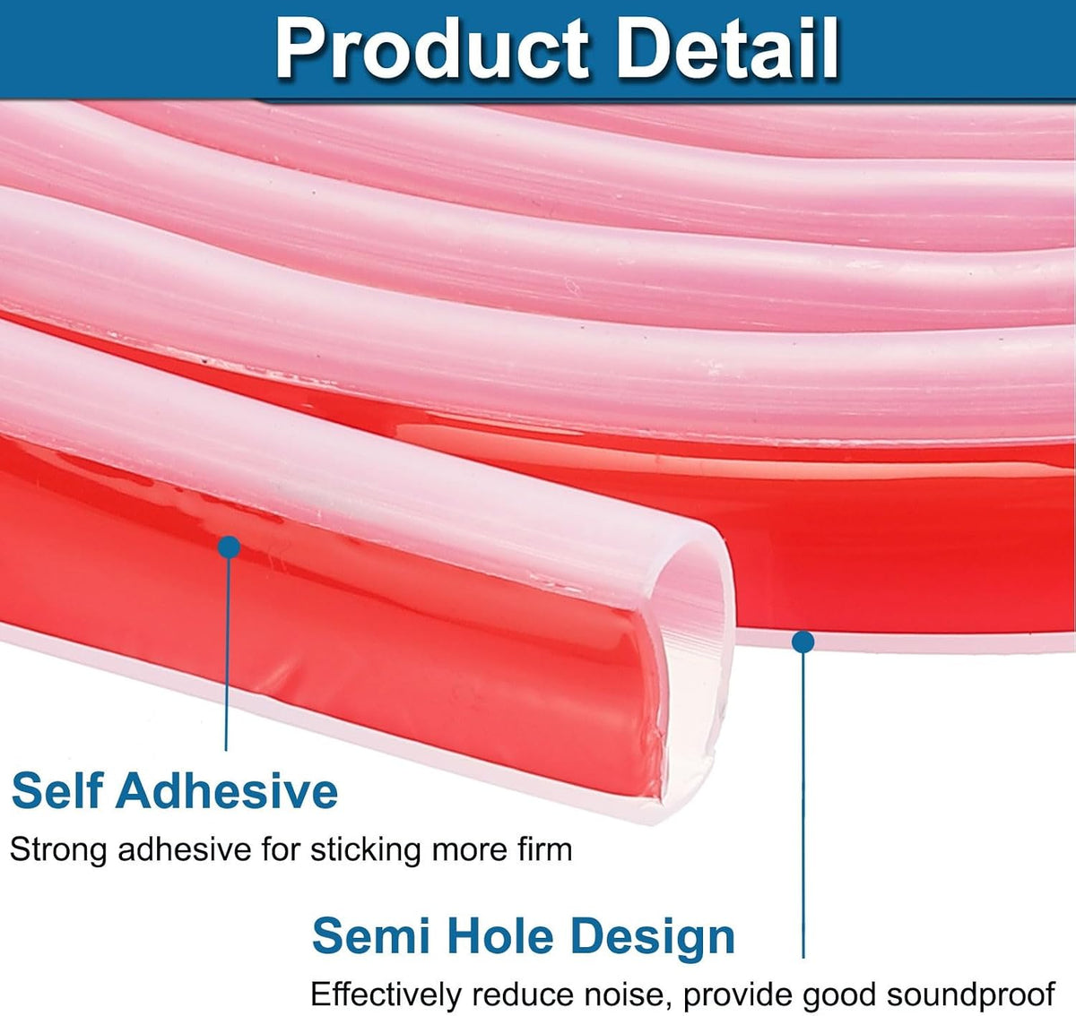ya 26 10.21 baidi 19.7 ft 0.59Wx0.04Tx0.39H D Shape Silicone Weather Stripping Door Seal, Clear