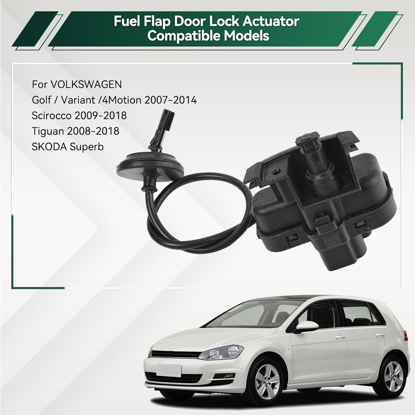 ya 5 8.10 Fuel Flap Door Lock Actuator 5N0810773F for VW for Tiguan 5N Scirocco MK3 2007-2017