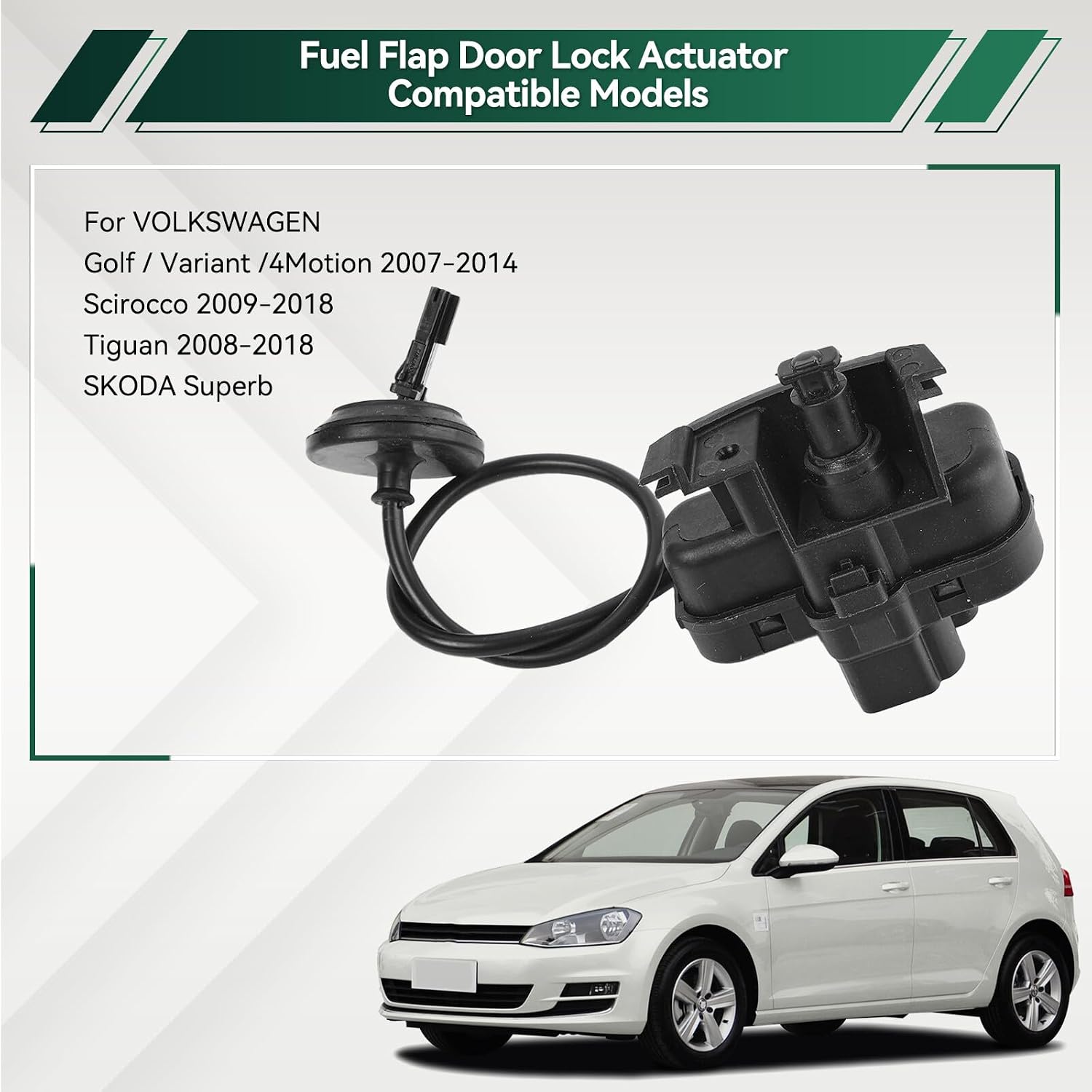 ya 8 8.24 baidi Fuel Flap Door Lock Actuator 5N0810773F for VW for Tiguan 5N Scirocco MK3 2007-2017