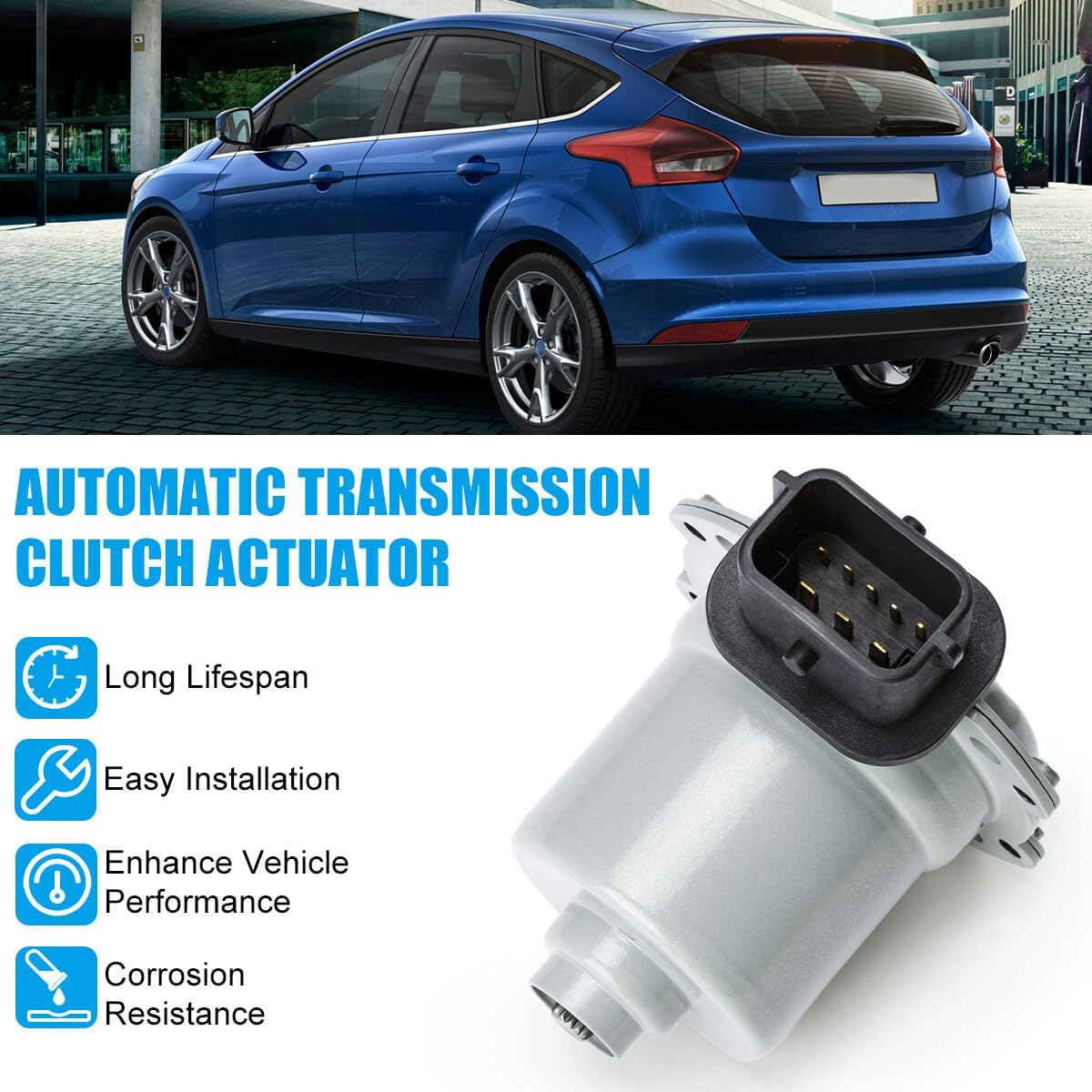 ya 10 9.16 baidi 4PCS Automatic Transmission Clutch Actuator for Ford Fiesta Focus 2.0L 2012-2017
