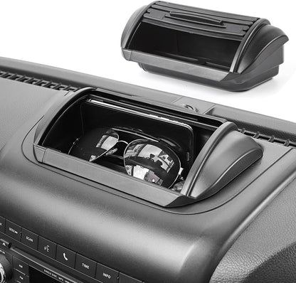 ya 5 8.10 For 2011-2017 for Jeep for Wrangler JK JKU Dashboard Storage Box Organizer Tray Black