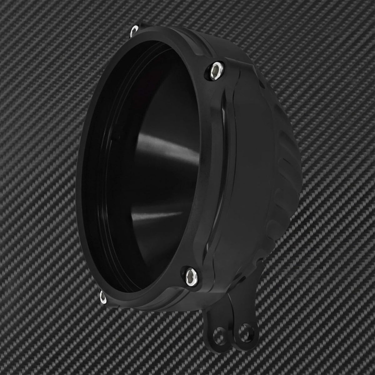 ya 6 8.14 5.75'' CNC Headlight Cover With Bottom Mount Configuration Fit For Dyna Softail