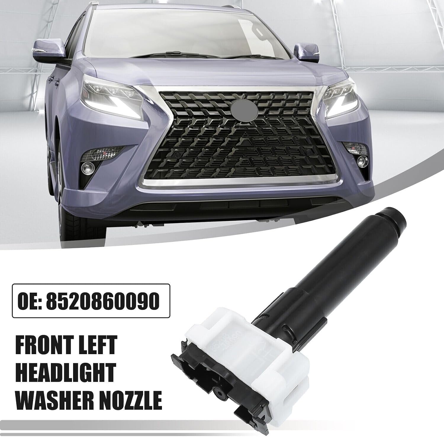 ya 4 8.24 baidi 8520860090 Left Headlight Washer Nozzle for Lexus GX460 Base 14-17
