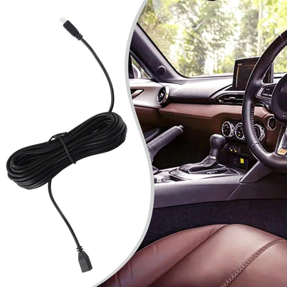 ya 23 10.7 baidi Extension Cable Cable 1pc Black Parking Sensor Extension Cable Plastic
