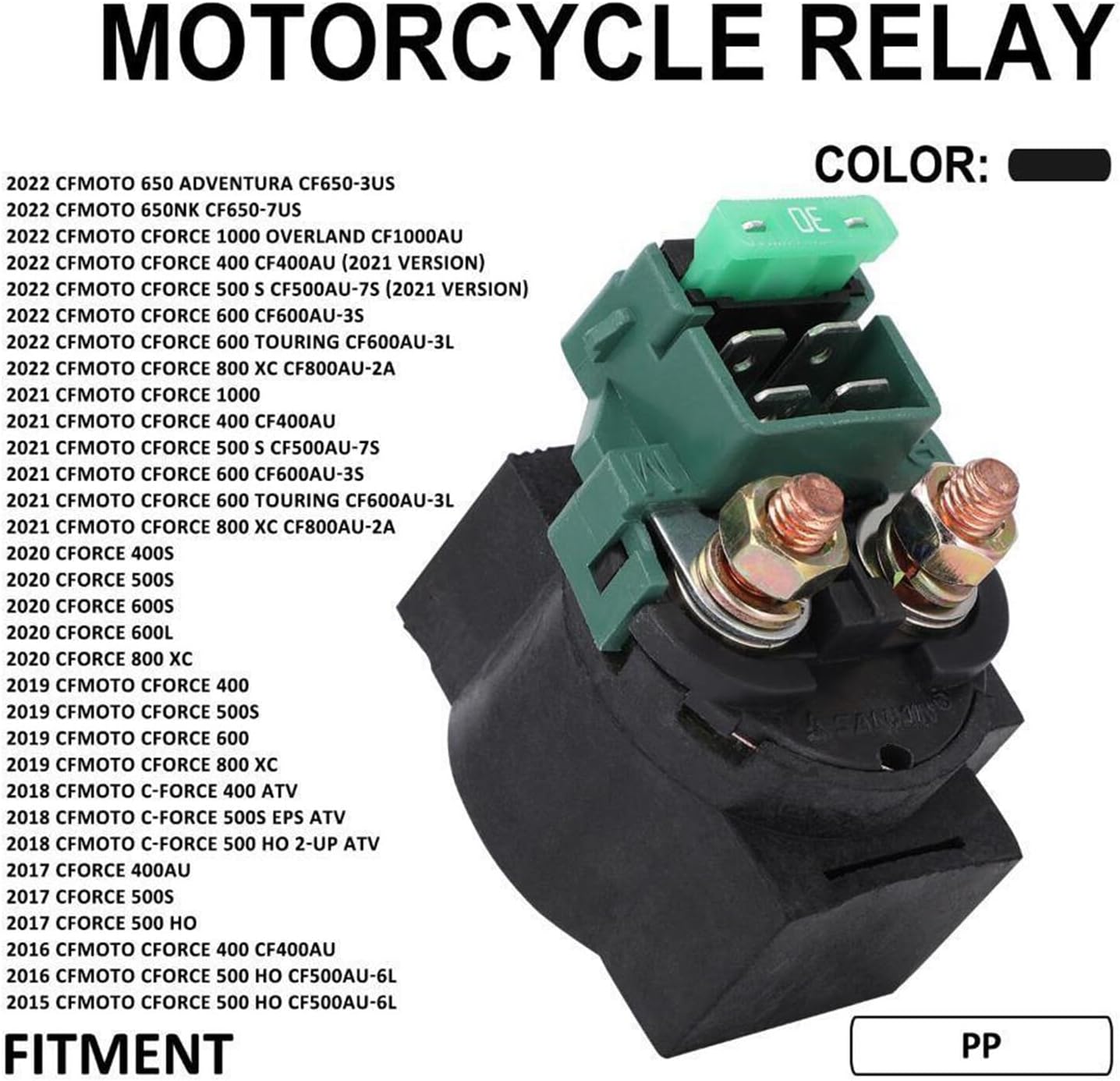 ya 6 8.24 baidi Beginner relay solenoid valve 3007.2.2F suitable for CF650 CF400AU CF500AU CF800AU CFORCE