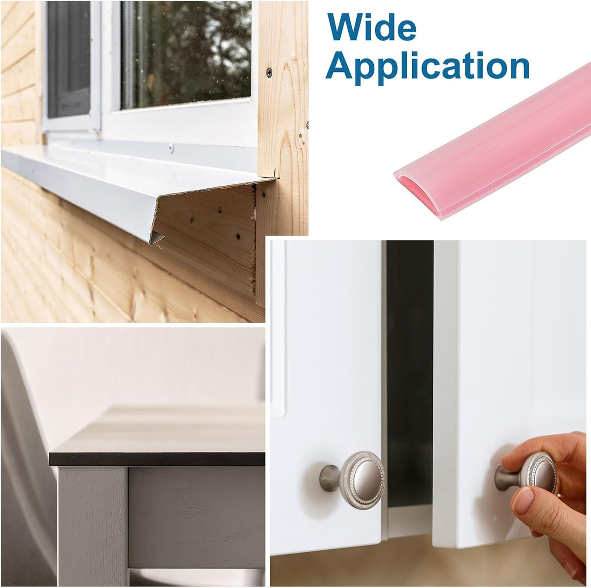 ya 26 10.21 baidi 19.7 ft 0.51Wx0.04Tx0.2H D Shape Silicone Weather Stripping Door Seal, Clear