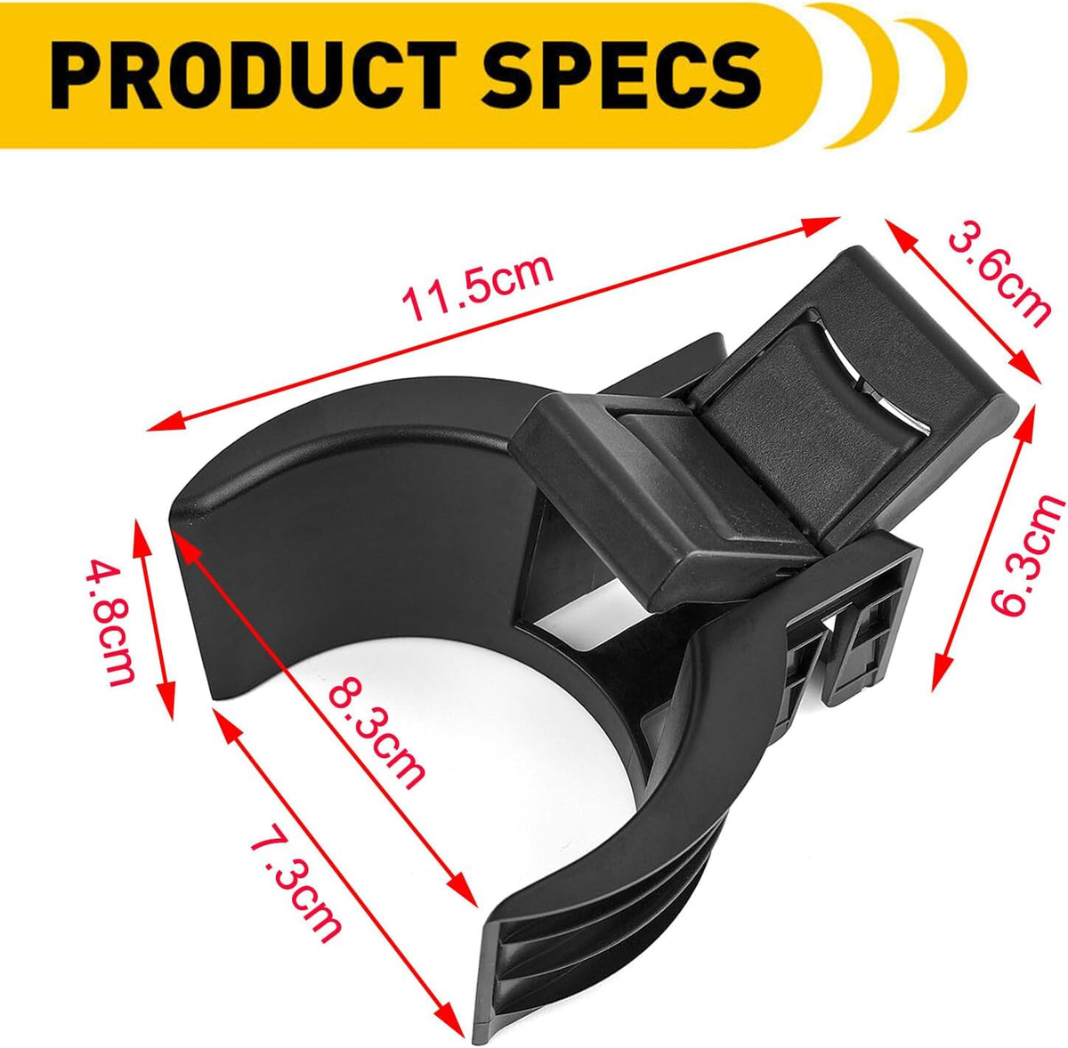 ya 6 8.14 for Toyota Highlander 2014-19 Center Console Divider Storage Cup Holder Insert