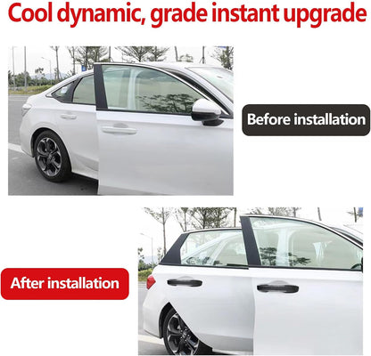 ya 10 9.16 baidi Carbon Fiber Door Handle Covers Trim for 2022-24 for Honda for Civic 11th Gen for CR-V HR-V