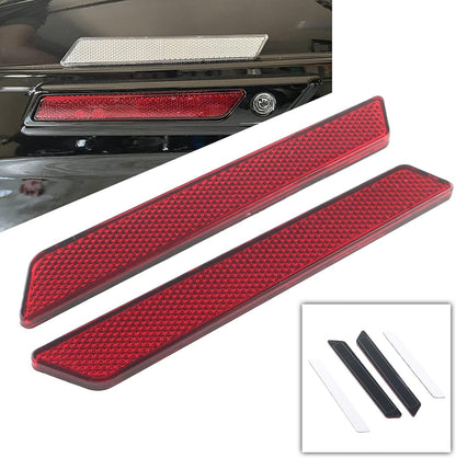 ya 11 9.14 baidiSaddlebag Latch Inserts Red Reflector for Harley Touring Electra Glide '14-'23
