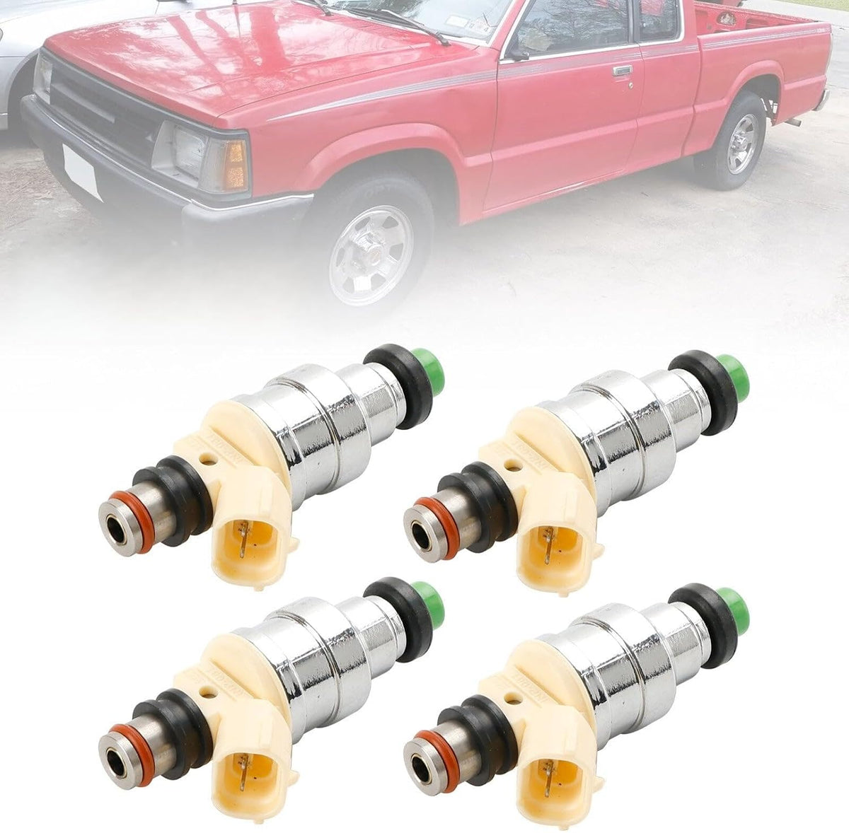ya 14 9.20 zhengce 4PCS Fuel Injector INP-081 for Mazda B2200 2.2L 1990-1993 F2G8-13-250-1