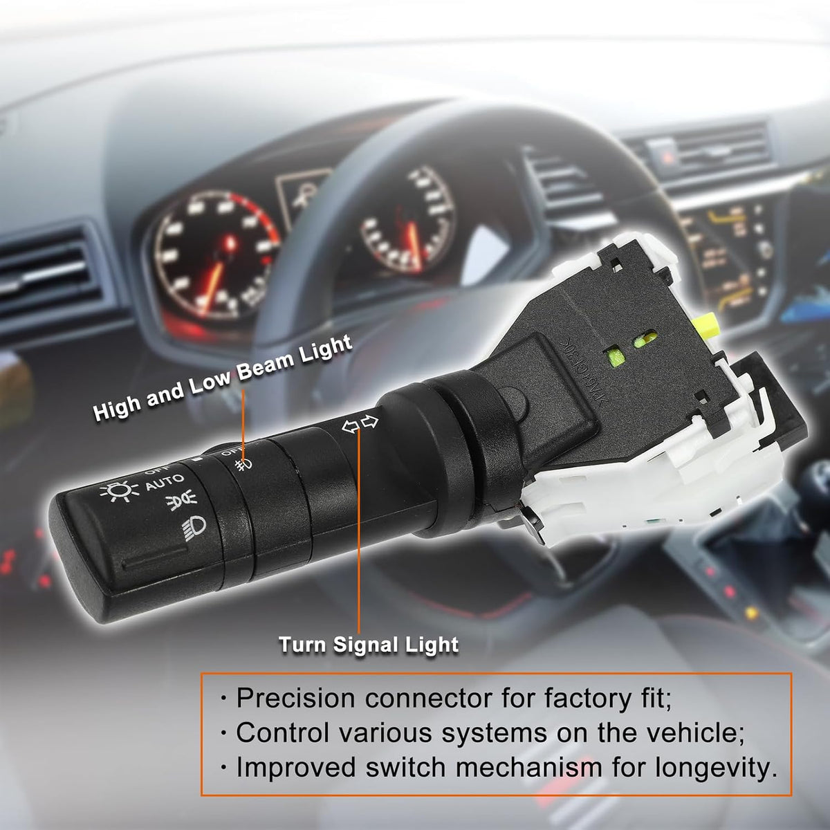 ya 9 10.24 25540-AM620 Automotive Turn Signal Light Switch Assembly for Nissan Armada 2004-2007-