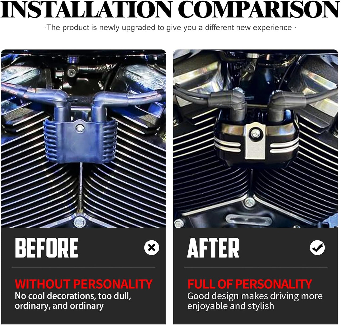 ya 5 8.24 baidi CNC Aluminum Coil Cover Fit for Harley Softail Street Fat Bob Breakout 2018-2024