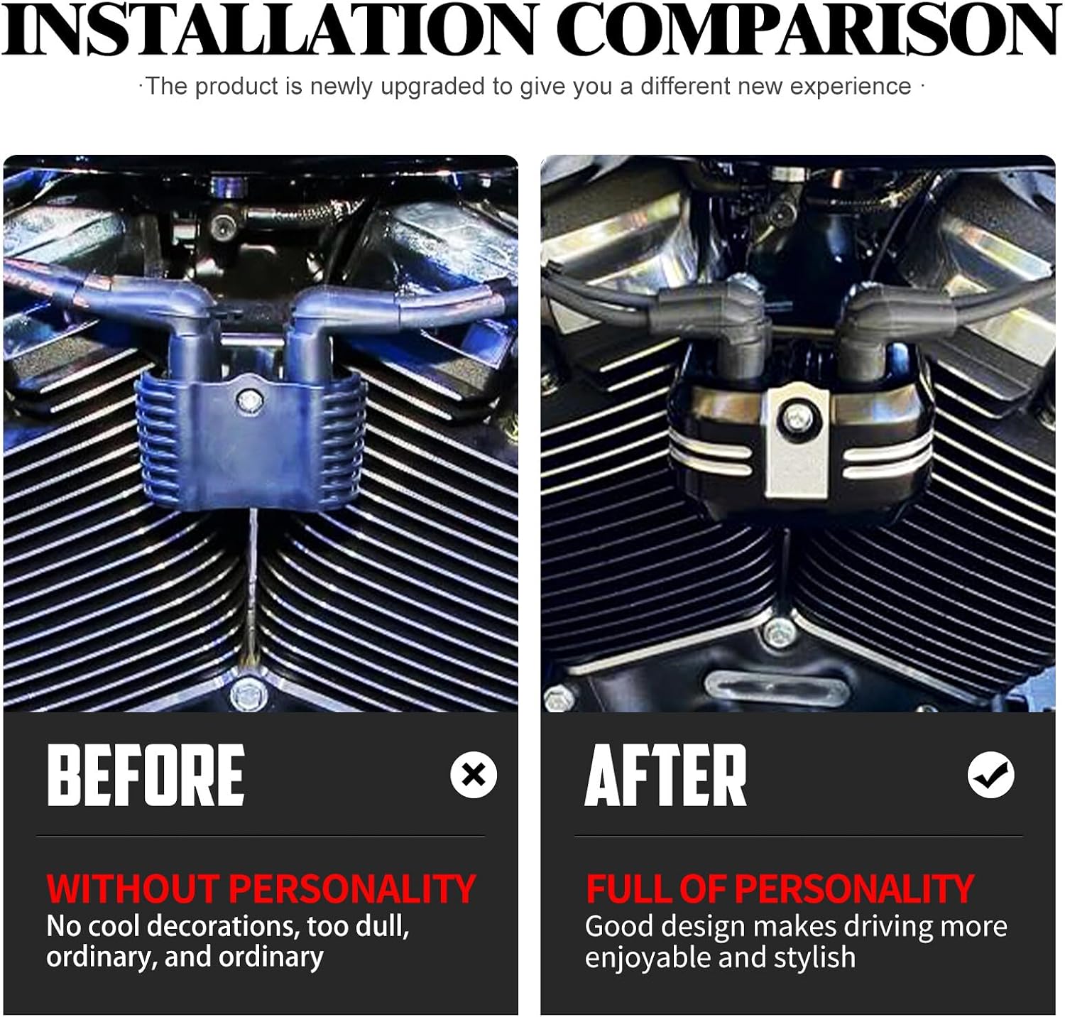 ya 5 8.24 baidi CNC Aluminum Coil Cover Fit for Harley Softail Street Fat Bob Breakout 2018-2024