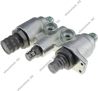 ya 27 10.13 baidi Hydraulic Block Quick Coupler Flat Face for Bobcat 863 S130 S150 S160 S175 S185