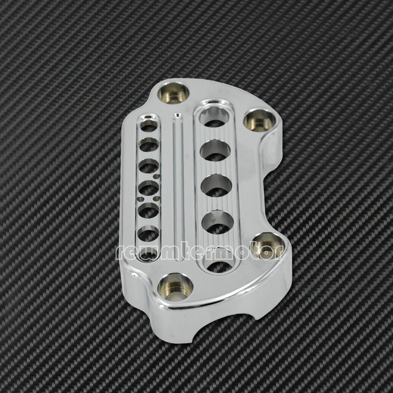 ya 4 8.24 baidi Front Chrome Indicator Handlebar Clamp Cover Fit for Harley Sportster 95-up Dyna