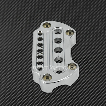 ya 4 8.24 baidi Front Chrome Indicator Handlebar Clamp Cover Fit for Harley Sportster 95-up Dyna