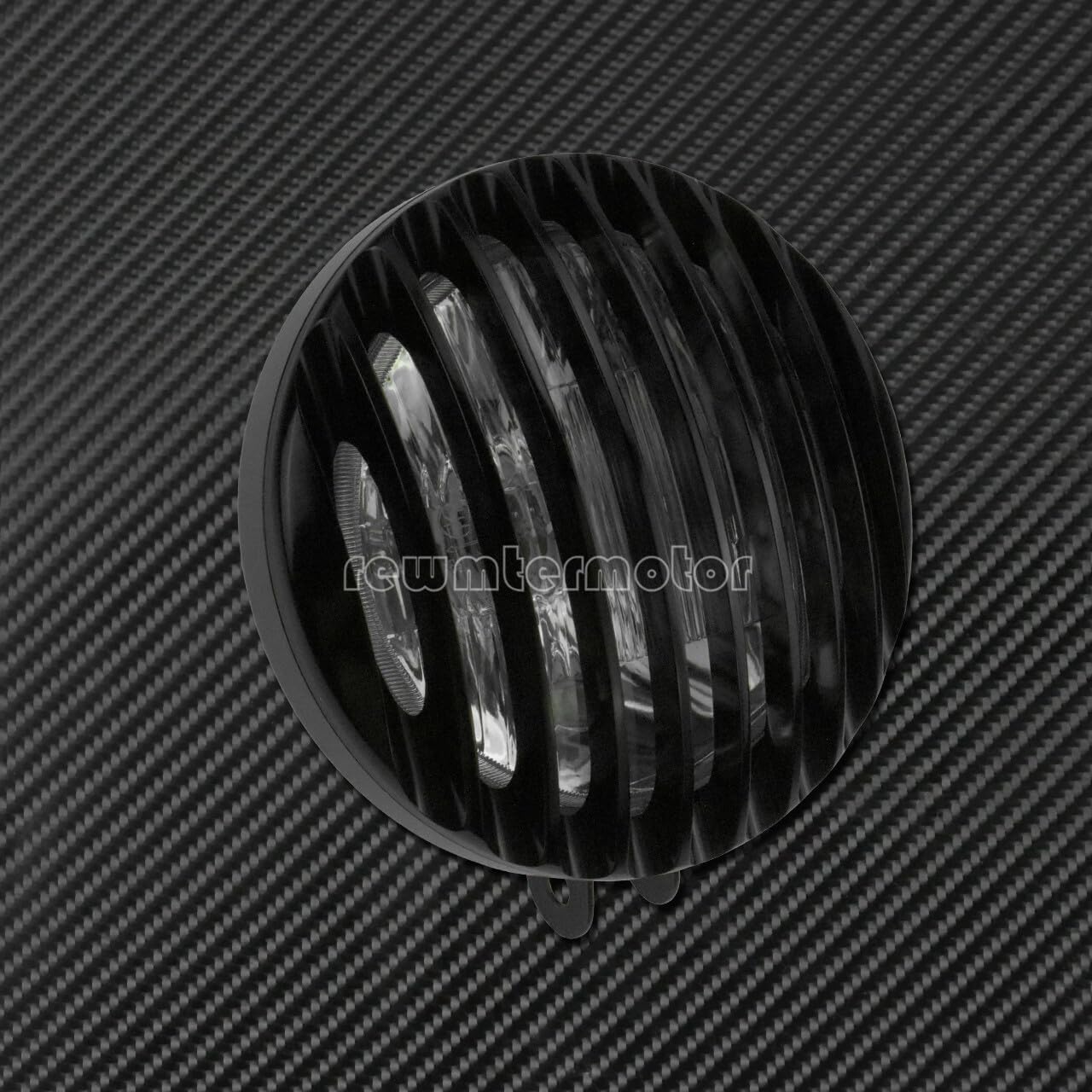 ya 6 8.24 baidi 6.5'' Motorcycle Headlight Running Grill Cover Fit for Harley Cafe Racer Chopper