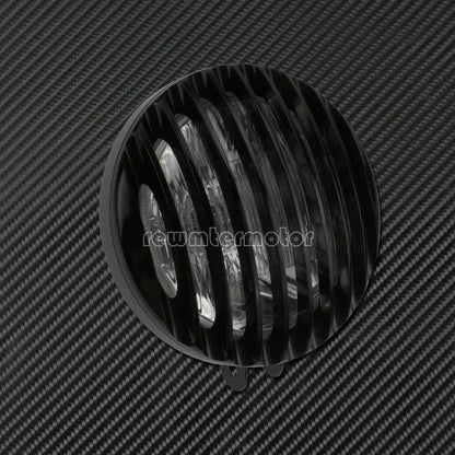 ya 6 8.24 baidi 6.5'' Motorcycle Headlight Running Grill Cover Fit for Harley Cafe Racer Chopper