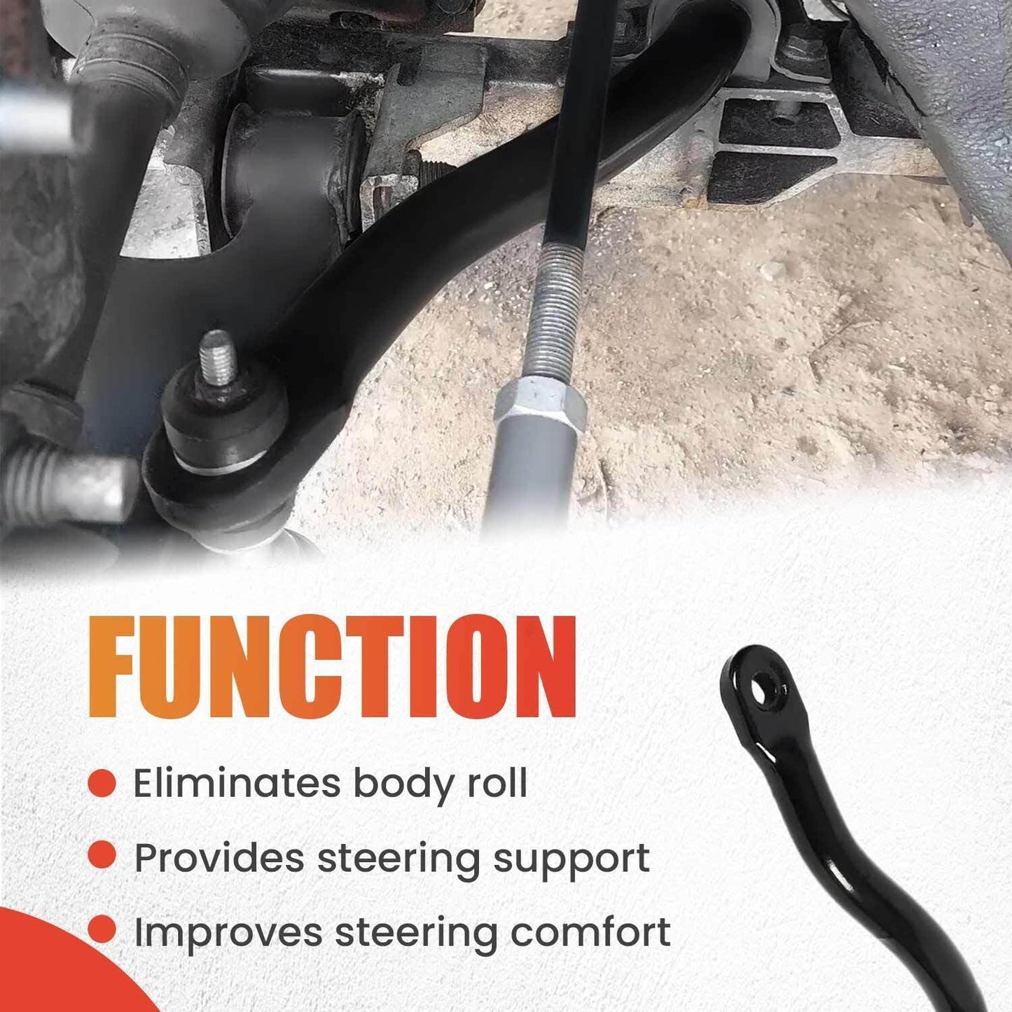 ya 5 8.10 Suspension Sway Bar w/Bushing Kit Front for Chevy Impala Venture for Buick for Pontiac
