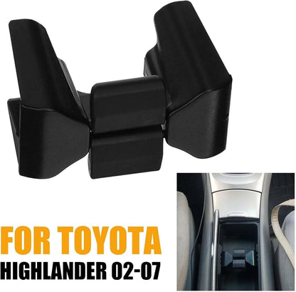 ya 6 8.24 baidi Fits 2002-2007 for Toyota Highlander Black Center Console Cup Holder Insert Divider