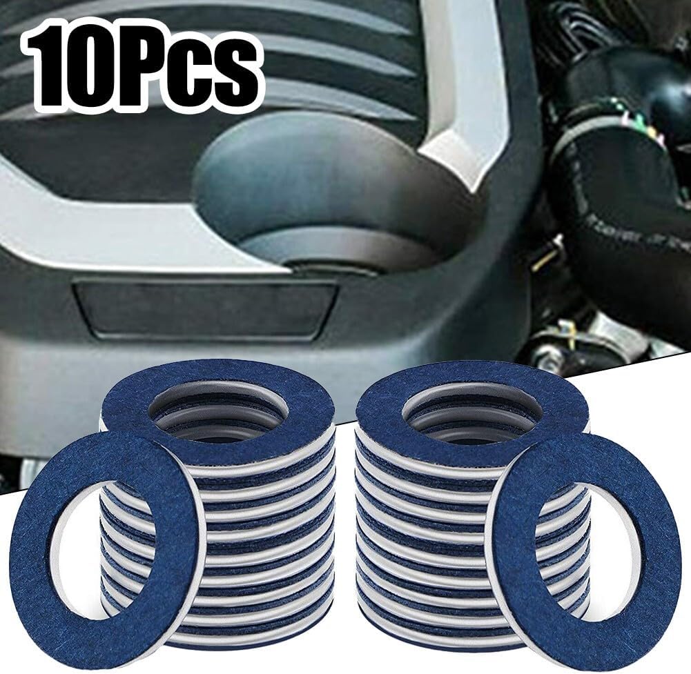 ya 12 10.8 baidi 10x Aluminum Oil Drain Plug Washer Gasket for for Lexus # 90430-12031