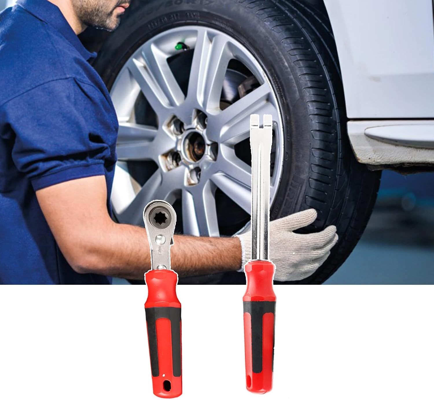 ya 6 8.24 baidi 2PCS Automatic Slack Adjuster Tool Set Release Tool Wrench Efficiency Ratchet