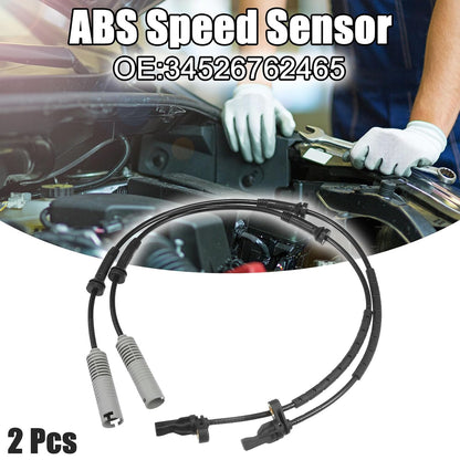 ya 6 8.24 baidi 2 Pack Front Left Car ABS Sensor for BMW 325i 2001-2013 34526762465 