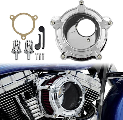 ya 5 8.10 Clarity Air Cleaner Filter Red Intake for Harley Street Road Glide Softail 17-25