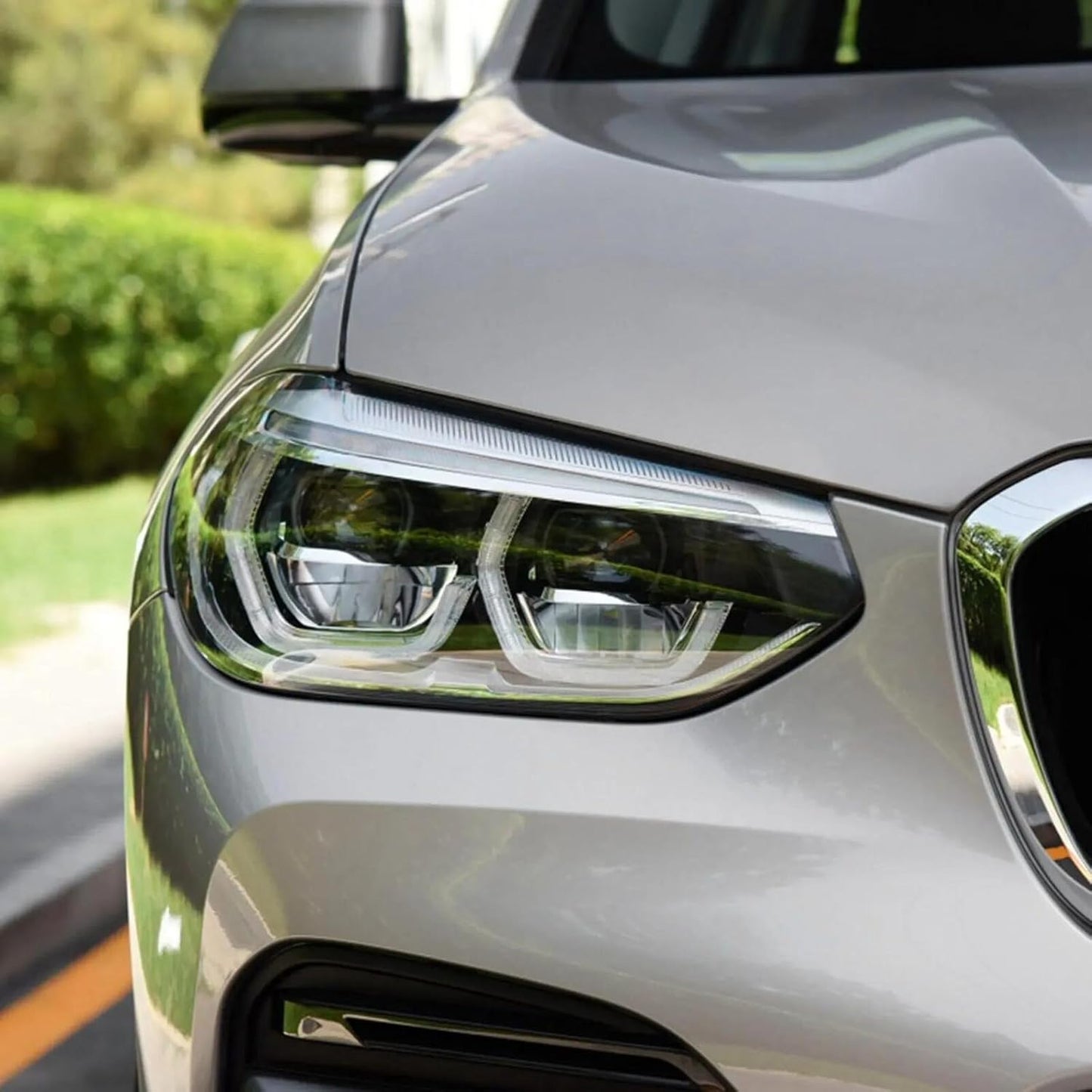 ya 4 8.10 Right Headlight Lens Diffuser Lens Clear for BMW X3 X4 G01 G02 G08 2018-2021