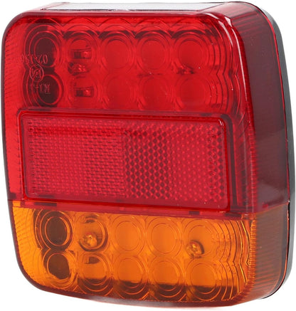 ya 7 8.24 baidi Auto 2pcs LED Taillights 12V Shock-Resistant Rear Turn Signal Lamp Parts For
