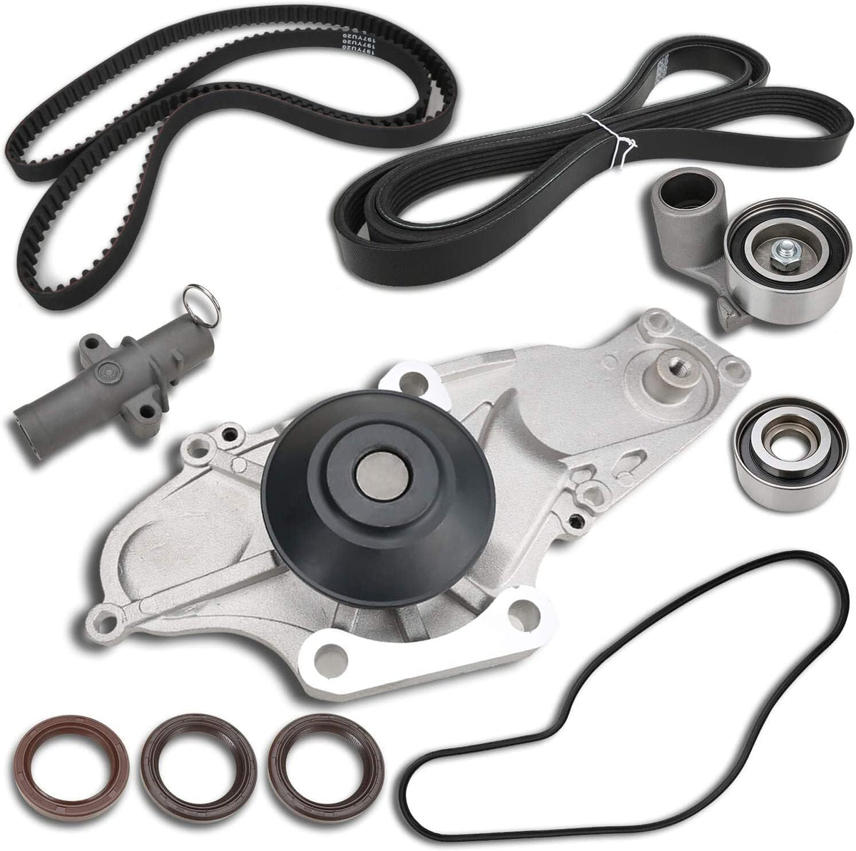 ya 4 8.8.2 14510RCA A01 Timing Belt and Water Pump Kit for Honda Odyssey Pilot 3.5L 2005-2014
