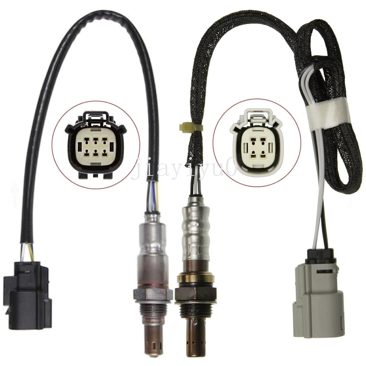 ya 4 8.8 2pcs Oxygen O2 Sensor Up+Downstream for 2014-2017 for Ford Transit Connect L4 2.5L