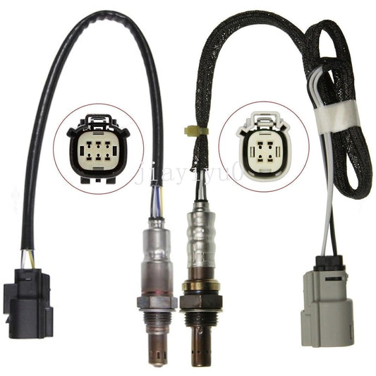 ya 4 8.8 2pcs Oxygen O2 Sensor Up+Downstream for 2014-2017 for Ford Transit Connect L4 2.5L