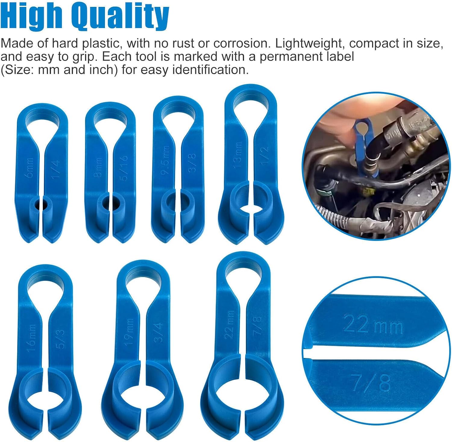 ya 6 8.24 baidi 16PCS AC Disconnect Fuel Line Car Removal Tools Kits Quick Disconnect Tool Set