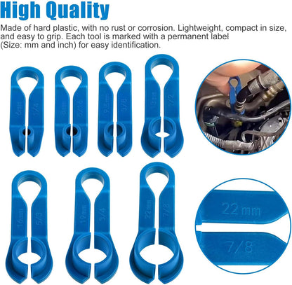 ya 6 8.24 baidi 16PCS AC Disconnect Fuel Line Car Removal Tools Kits Quick Disconnect Tool Set