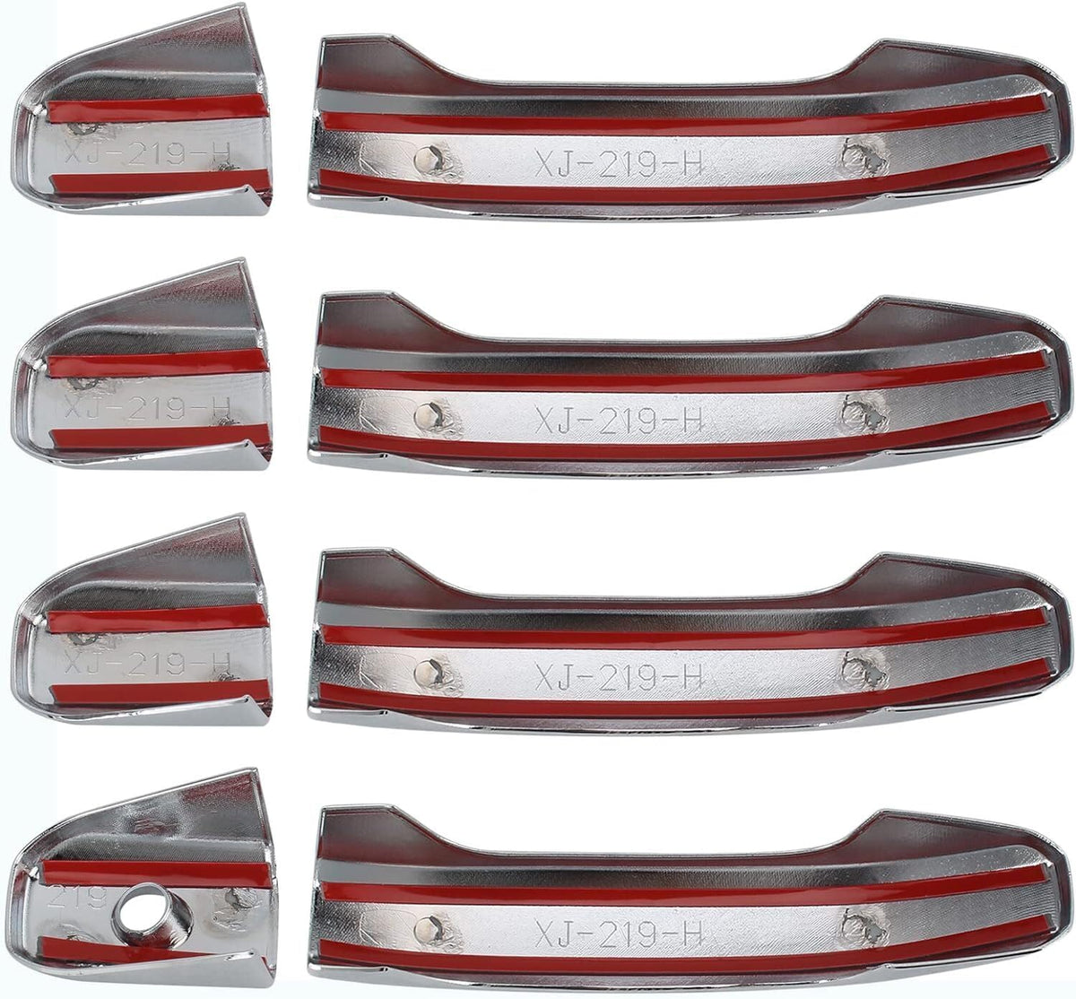 ya 10 9.16 baidi for Chevy for Silverado 2020-2024 1500+2500+3500+HD Truck Chrome 4 Door Handle Cover