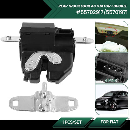 ya 11 9.14 baidiTailgate Lock Trunk Rear Lock Catch for Fiat 500 Grande Punto Evo Bravo 55702917