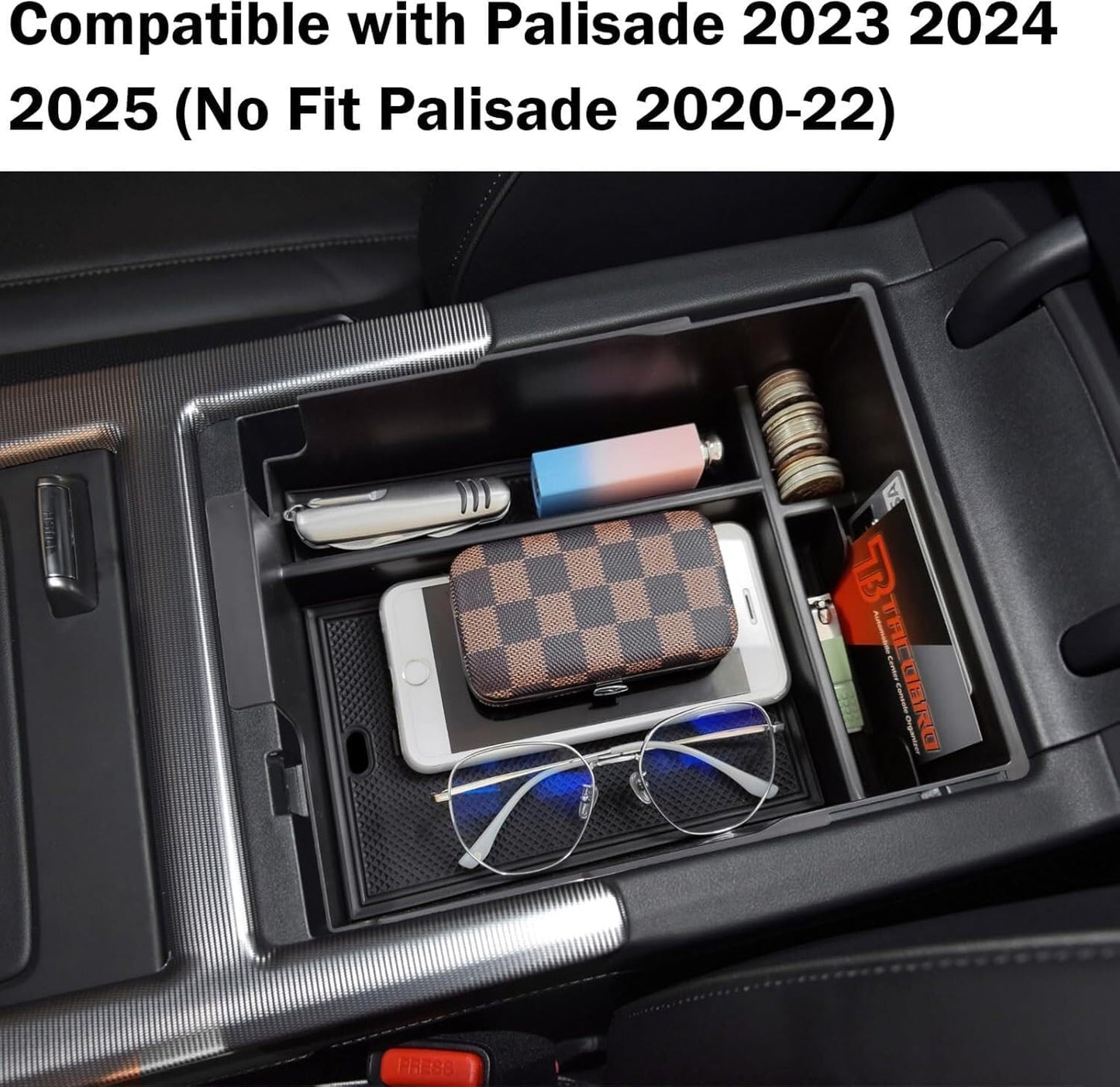 ya 5 8.10 For 2023-2025 for Hyundai Palisade Center Console Armrest Storage Box Accessories