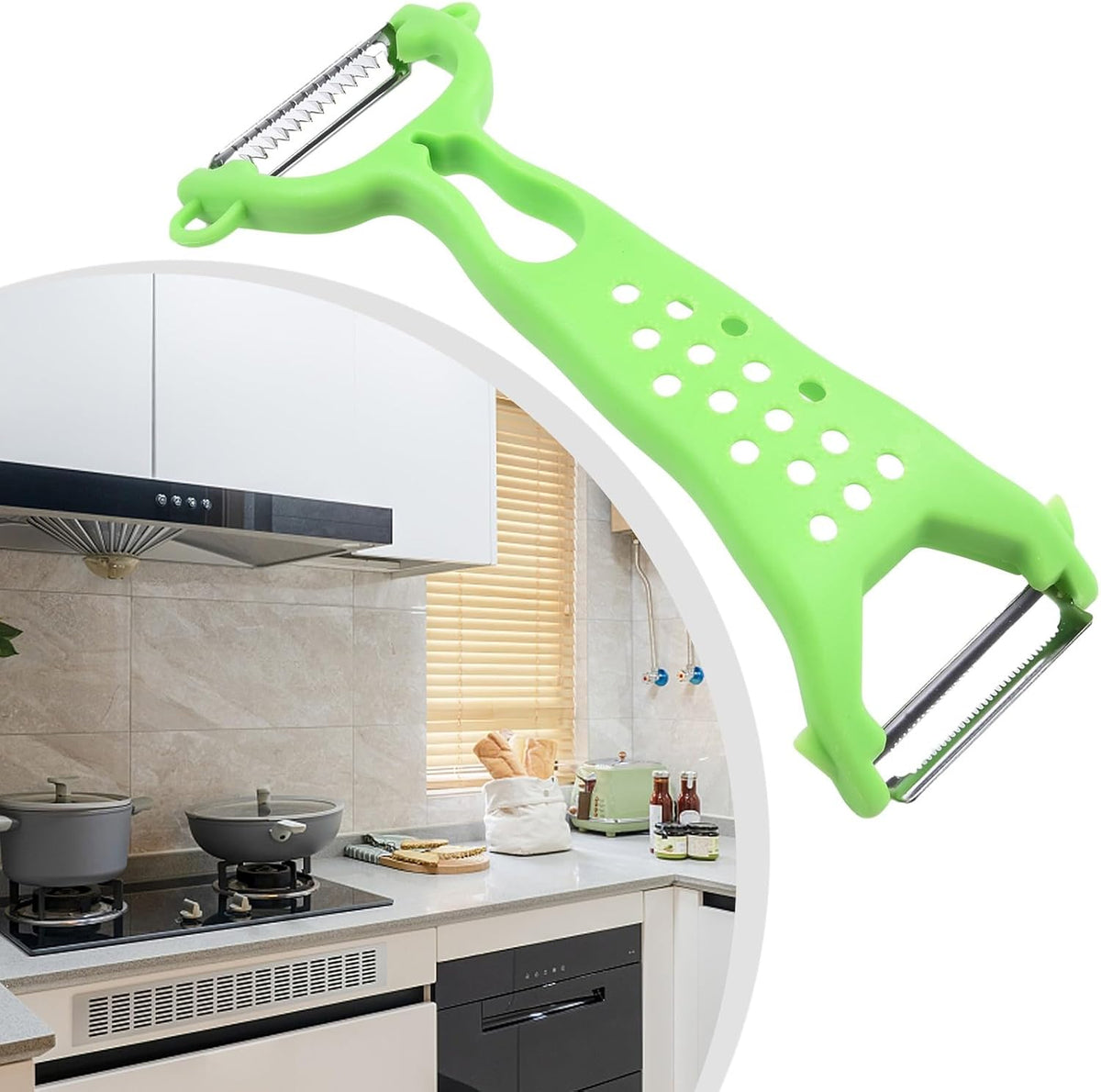 ya 14 9.20 baidi Multifunctional Plastic Fruit and Vegetable Peeler Faster and Easier Peeling-1