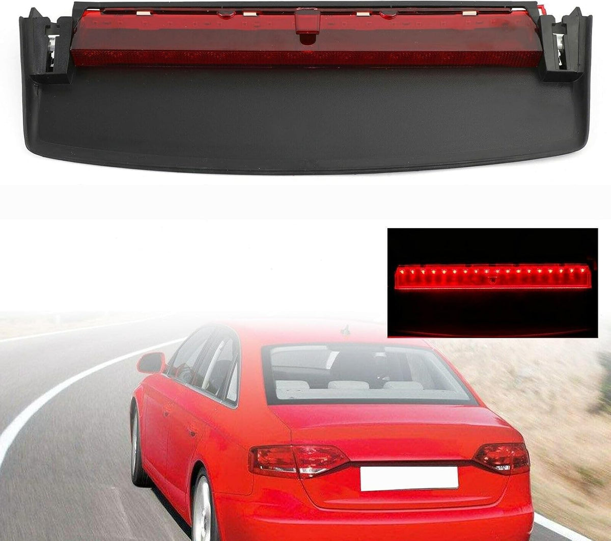 ya 10 9.16 zhengce 3 Brake Light Third Brake Light 8K5945097 for Audi A4 B8 Saloon 2008-2015 T